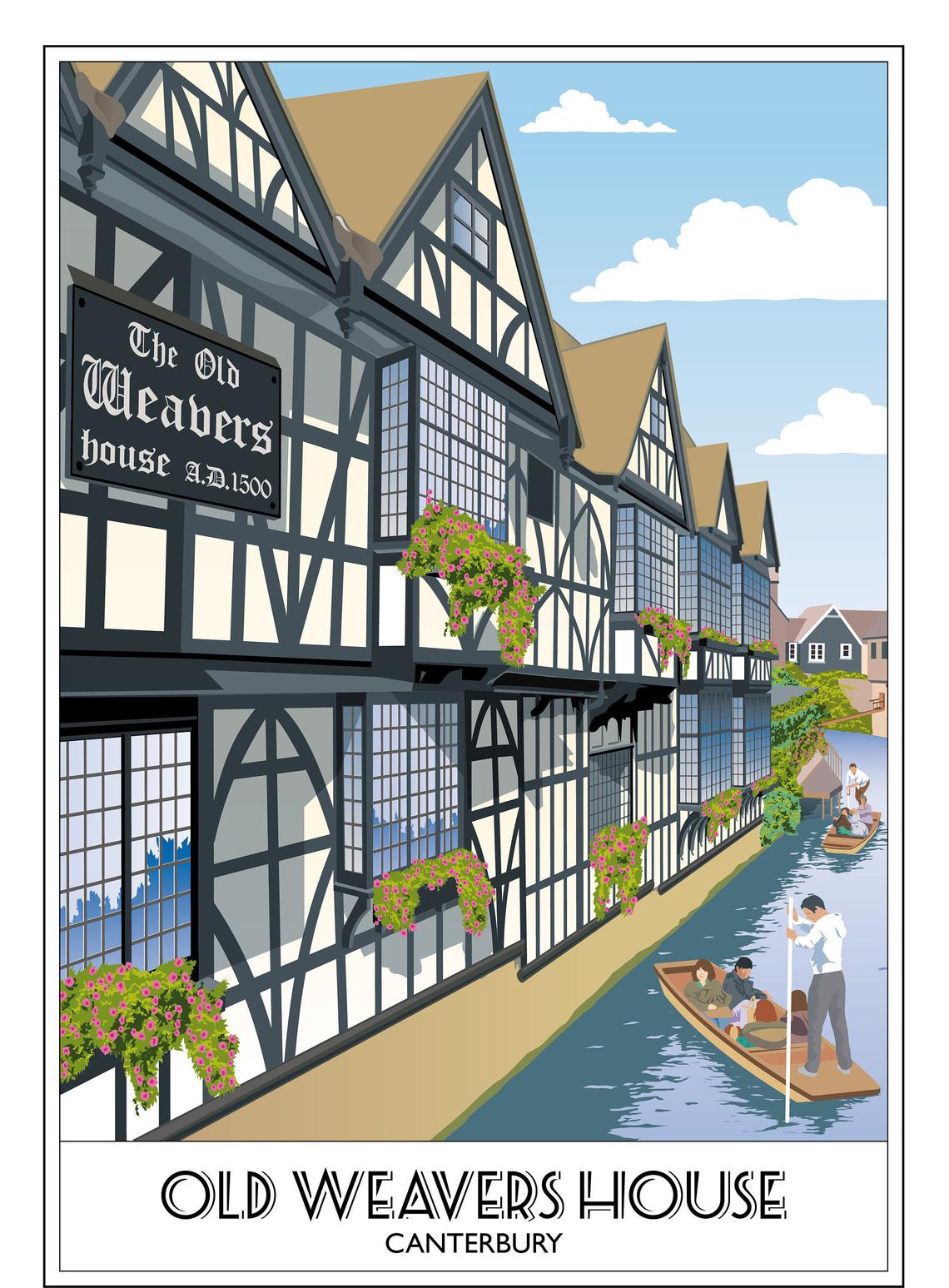 The Old Weavers House, Canterbury, River Stour