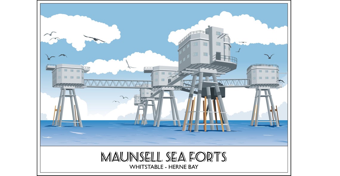 The Maunsell Sea Forts 2, Herne Bay, Whitstable, Kent
