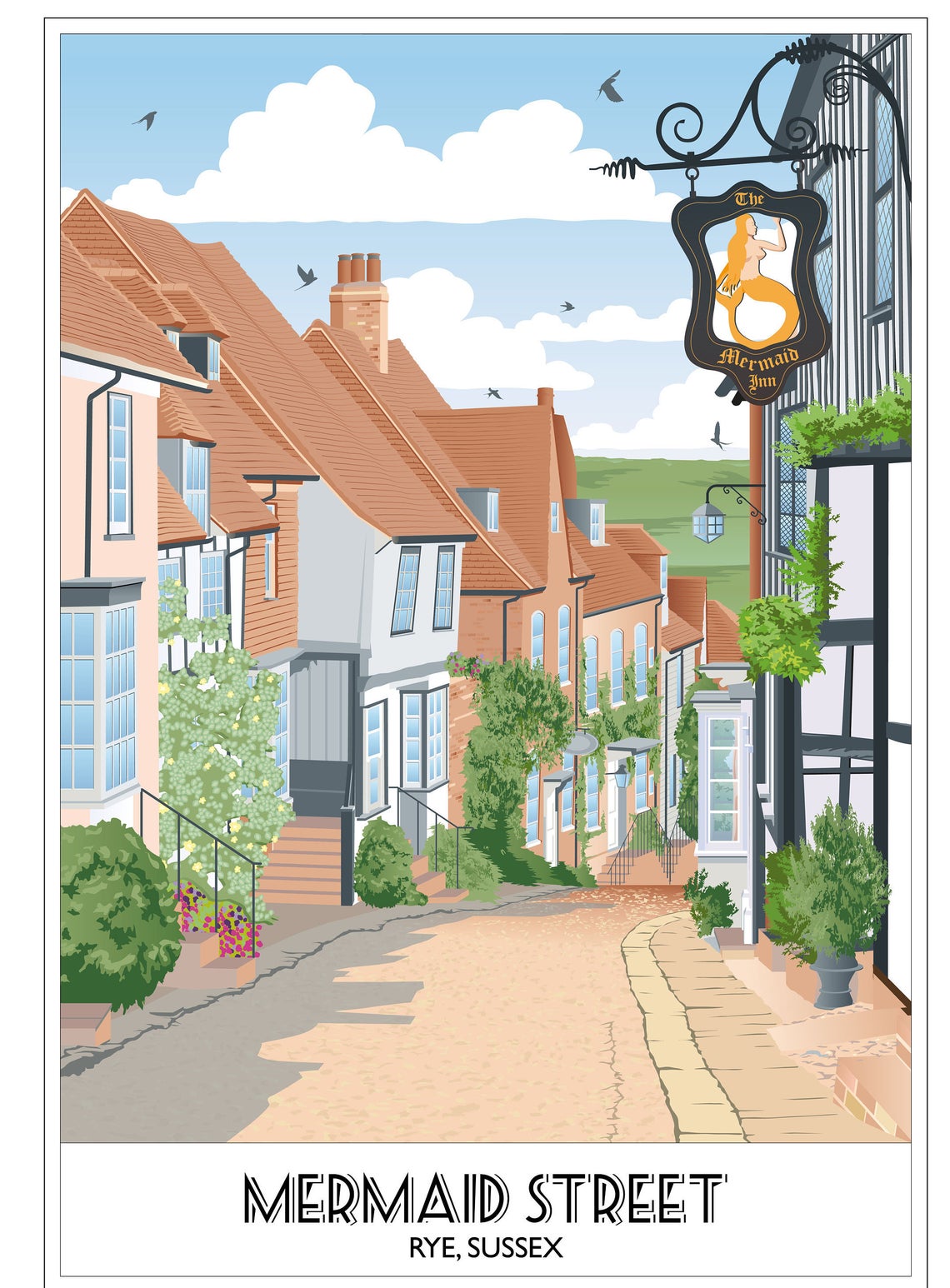 Mermaid Inn, Rye, East Sussex, Mermaid Street